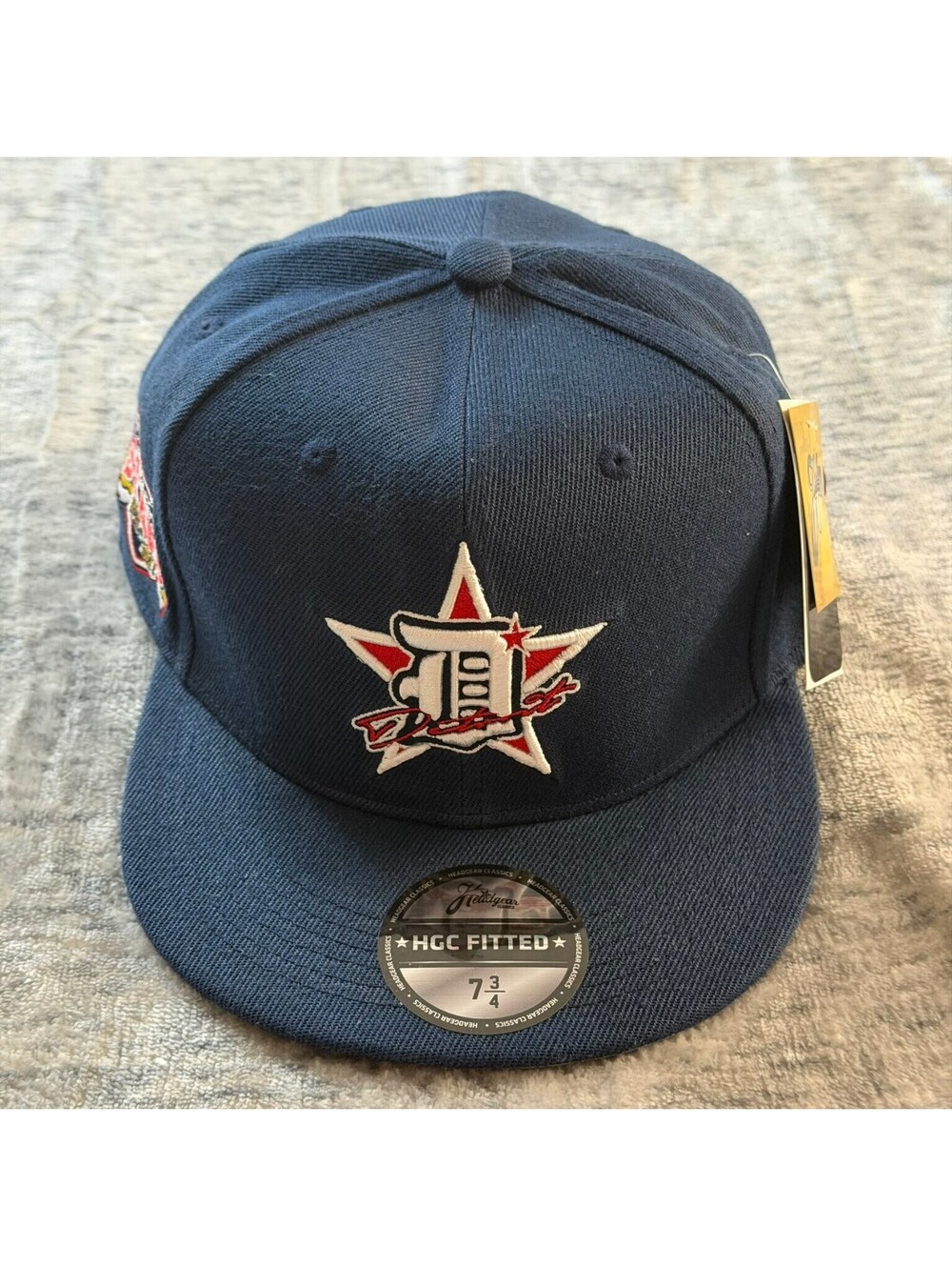 Detroit Stars Headgear Classics Fitted Hat Men's 7 3/4 Navy Negro League